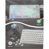 image:imageEPOMAKER Frost Jelly Keycaps Set  126 Keys Forged Carbon Fiber Keycaps Cherry Profile ABSPC MXStyle Compatible for 6168848798100104108 ANSI Layout Mechanical Gaming Keyboards BlueWhite