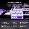 image:imageEPOMAKER HE30 OneHanded Wired Hall Effect Keyboard SOCD amp Snap Key 8K Polling amp 0125ms Adjustable Trigger PBT Keycap RGB Custom Software Gaming Keyboard for PCGamer