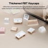 image:imageEPOMAKER TH80 V2 75 Wireless Mechanical Keyboard with Metal KnobOpalux Keycaps Set  134 Keys PBT Keycaps with Exquisite Seashell Pattern