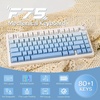 image:imageEPOMAKER x Aula F75 Gasket Mechanical KeyboardOpalux Keycaps Set  134 Keys PBT Keycaps with Exquisite Seashell Pattern