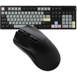 image:imageEPOMAKER TH108 PRO Full Size Mechanical Keyboard with Screen amp KnobClick Gaming Mouse Wireless 24GhzBTTypeC
