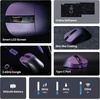 image:imageEPOMAKER Carbonis Wireless Gaming Mouse with Digital Display PAW3950 Sensor 8K Polling 30K DPI Carbon Fiber Composite Shell Ergonomic Right Hand Esports Mouse for PC Gaming BlackBlack Purple