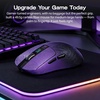 image:imageEPOMAKER Carbonis Wireless Gaming Mouse with Digital Display PAW3950 Sensor 8K Polling 30K DPI Carbon Fiber Composite Shell Ergonomic Right Hand Esports Mouse for PC Gaming BlackBlack Purple
