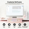 image:imageEPOMAKER X Aula F108 PRO V2 Wireless Gaming Keyboard with 10000mAh Battery DotMatrix Display RGB Backlit Full Size Mechanical Keyboard for MacPCAndroid Pink Silent Cotton CandyPink