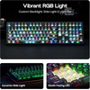 image:imageEPOMAKER X Aula F108 PRO V2 Wireless Gaming Keyboard with 10000mAh Battery DotMatrix Display RGB Backlit Full Size Mechanical Keyboard for MacPCAndroid Pink Silent Cotton CandyBlack