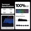 image:imageEPOMAKER X Aula F108 PRO V2 Wireless Gaming Keyboard with 10000mAh Battery DotMatrix Display RGB Backlit Full Size Mechanical Keyboard for MacPCAndroid Pink Silent Cotton CandyBlack