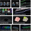 image:imageEPOMAKER X Aula F108 PRO V2 Wireless Gaming Keyboard with 10000mAh Battery DotMatrix Display RGB Backlit Full Size Mechanical Keyboard for MacPCAndroid Pink Silent Cotton CandyBlack