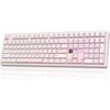 image:imageEPOMAKER X Aula F108 PRO V2 Wireless Gaming Keyboard with 10000mAh Battery DotMatrix Display RGB Backlit Full Size Mechanical Keyboard for MacPCAndroid Pink Silent Cotton CandyPink