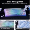 image:imageEPOMAKER Phos Keycaps Set  136 Keys SidePrinted Shine Through Keycaps Cherry Profile PBTPC MXStem Compatible for 6168848798100104 ANSI Layout Mechanical Gaming Keyboards