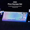 image:imageEPOMAKER Phos Keycaps Set  136 Keys SidePrinted Shine Through Keycaps Cherry Profile PBTPC MXStem Compatible for 6168848798100104 ANSI Layout Mechanical Gaming Keyboards