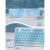 image:imageEPOMAKER TH108 PRO Full Size Mechanical Keyboard with Screen amp KnobFrost Jelly Keycaps Set  126 Keys Forged Carbon Fiber Keycaps