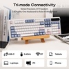 image:imageEPOMAKER TH108 PRO Full Size Mechanical Keyboard with Screen amp KnobFrost Jelly Keycaps Set  126 Keys Forged Carbon Fiber Keycaps