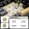 image:imageEPOMAKER X Aula EA75 MAX Wireless Gaming Keyboard with Screen amp Knob 5000mAh HotSwap Lubed Switches RGB Backlit Creamy Gasket 75 Mechanical Keyboard Retro White Reaper SwitchBlack
