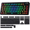 image:imageEPOMAKER X Aula F75 MAX Wireless Mechanical Keyboard with TFT Screen and KnobFrost Jelly Keycaps Set  126 Keys Forged Carbon Fiber Keycaps