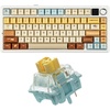 image:imageEPOMAKER X Aula F75 MAX Wireless Mechanical Keyboard with TFT Screen and KnobSea Salt V3 Linear Silent Mechanical Keyboard Switches Set