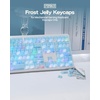 image:imageEPOMAKER Creamy Jade 45gf Gaming Keyboard SwitchesFrost Jelly Keycaps Set  126 Keys Forged Carbon Fiber Keycaps