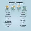 image:imageEPOMAKER Creamy Jade 45gf Gaming Keyboard SwitchesSea Salt V3 Silent Linear Gaming Keyboard Switches