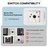image:imageEPOMAKER Creamy Jade 45gf Gaming Keyboard SwitchesSea Salt V3 Silent Linear Gaming Keyboard Switches