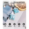 image:imageEPOMAKER Creamy Jade 45gf Gaming Keyboard SwitchesSea Salt V3 Silent Linear Gaming Keyboard Switches