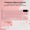 image:imageEPOMAKER G84 PRO Wireless Gaming Keyboard with ScreenampKnobAegisSil Keycap Set Silicone Material