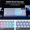 image:imageEPOMAKER G84 PRO Wireless Gaming Keyboard with ScreenampKnobPhos Keycaps Set  136 Keys SidePrinted Shine Through Keycaps