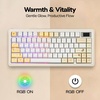 image:imageEPOMAKER Galaxy100 Lite QMKVIA Gaming Keyboard with 8000mAh Battery and NumpadSunflower PBT Keycaps