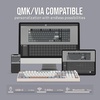 image:imageEPOMAKER Galaxy100 QMKVIA Wireless Gaming KeyboardGlintrix PBT Shine Through Keycaps