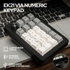image:imageEPOMAKER HE80 Hall Effect Gaming KeyboardEK21 VIA Gasket Number Pad with 1000mAh Battery