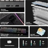 image:imageEPOMAKER TH108 Full Size Mechanical Keyboard Wireless Gaming Keyboard with 8000mAh Battery x vvyruus Retromania Keycaps Set  130 Keys
