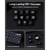 image:imageEPOMAKER TH108 Full Size Mechanical Keyboard Wireless Gaming Keyboard with 8000mAh Battery x vvyruus Retromania Keycaps Set  130 Keys