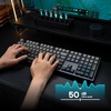 image:imageEPOMAKER TH108 Full Size Mechanical Keyboard Wireless Gaming Keyboard with 8000mAh Battery x vvyruus Retromania Keycaps Set  130 Keys