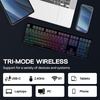 image:imageEPOMAKER TH108 Full Size Mechanical Keyboard Wireless Gaming Keyboard with 8000mAh Battery x vvyruus Retromania Keycaps Set  130 Keys