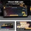 image:imageEPOMAKER X Aula EA75 MAX Wireless Gaming Keyboard with Screen amp KnobCream Marble 47gf Gaming Keyboard Switches