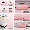 image:imageEPOMAKER X Aula F75 75 Wireless Gaming KeyboardPuff Aviator Coiled USB Cable