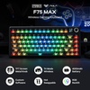 image:imageEPOMAKER X Aula F75 MAX Wireless Mechanical Keyboard with TFT Screen and Knob Gasket Keyboard in 75 Layout Hot Swappable Gaming Keyboard for PCMacLinux Matte BlackMatte Black