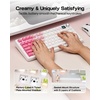 image:imageEPOMAKER X Aula F75 MAX Wireless Mechanical Keyboard with TFT Screen and Knob Gasket Keyboard in 75 Layout Hot Swappable Gaming Keyboard for PCMacLinux Matte BlackWhite Pink
