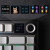 image:imageEPOMAKER X Aula F75 MAX Wireless Mechanical Keyboard with TFT Screen and Knob Gasket Keyboard in 75 Layout Hot Swappable Gaming Keyboard for PCMacLinux Matte BlackBlack Gradient