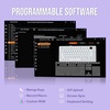 image:imageEPOMAKER X Aula F75 MAX Wireless Mechanical Keyboard with TFT Screen and Knob Gasket Keyboard in 75 Layout Hot Swappable Gaming Keyboard for PCMacLinux Matte BlackBlueWhitePurple