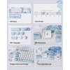 image:imageEPOMAKER x LINDSEYSZN Azure Dragon SZN Keycaps Set  140 Keys Fiveside Dyesub PBT Keycaps MOA Profile MXStyle Compatible for Alice606575TKL96Full Size Layout Mechanical Gaming Keyboards