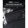 image:imageEPOMAKER x vvyruus Retromania Keycaps Set  130 Keys FiveSide Dyesub PBT Keycaps Cherry Profile MXStyle Compatible for 606575TKL96Full Size ANSI Layout Mechanical Gaming Keyboards