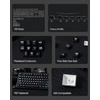 image:imageEPOMAKER x vvyruus Retromania Keycaps Set  130 Keys FiveSide Dyesub PBT Keycaps Cherry Profile MXStyle Compatible for 606575TKL96Full Size ANSI Layout Mechanical Gaming Keyboards