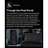 image:imageEPOMAKER x vvyruus Retromania Keycaps Set  130 Keys FiveSide Dyesub PBT Keycaps Cherry Profile MXStyle Compatible for 606575TKL96Full Size ANSI Layout Mechanical Gaming Keyboards