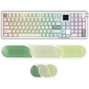 image:imageEPOMAKER RT100 PRO Wireless Gaming Keyboard with 154 ScreenampKnobCloudGel Wrist Rest for Keyboard and Mouse