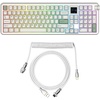 image:imageEPOMAKER RT100 PRO Wireless Gaming Keyboard with 154 ScreenampKnobMix 18m Coiled Keyboard Cable