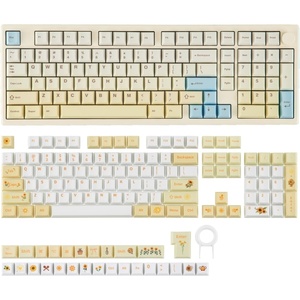 image:imageEPOMAKER Galaxy100 Lite QMKVIA Gaming Keyboard with 8000mAh Battery and NumpadSunflower PBT Keycaps