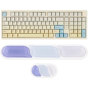 image:imageEPOMAKER Galaxy100 Lite VIA Gaming Keyboard with 8000mAh Battery and NumpadCloudGel Wrist Rest for Keyboard and Mouse