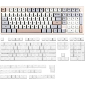 image:imageEPOMAKER Galaxy100 QMKVIA Wireless Gaming KeyboardGlintrix PBT Shine Through Keycaps