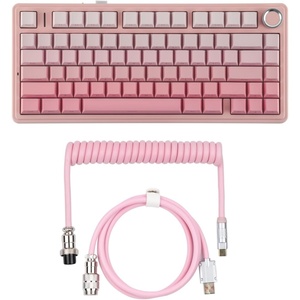 image:imageEPOMAKER X Aula F75 75 Wireless Gaming KeyboardPuff Aviator Coiled USB Cable