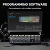 image:imageEPOMAKER Aula F108 Wireless Gaming Keyboard Graywood V3 Switch35 Pieces Sea Salt Silent Switches Set