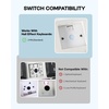 image:imageEPOMAKER Creamy Jade Magnetic Switches 70Pcs Factory Prelubed with Light Diffuser amp Thocky Sound Linear Hall Effect Switches for Magnetic Gaming Keyboard